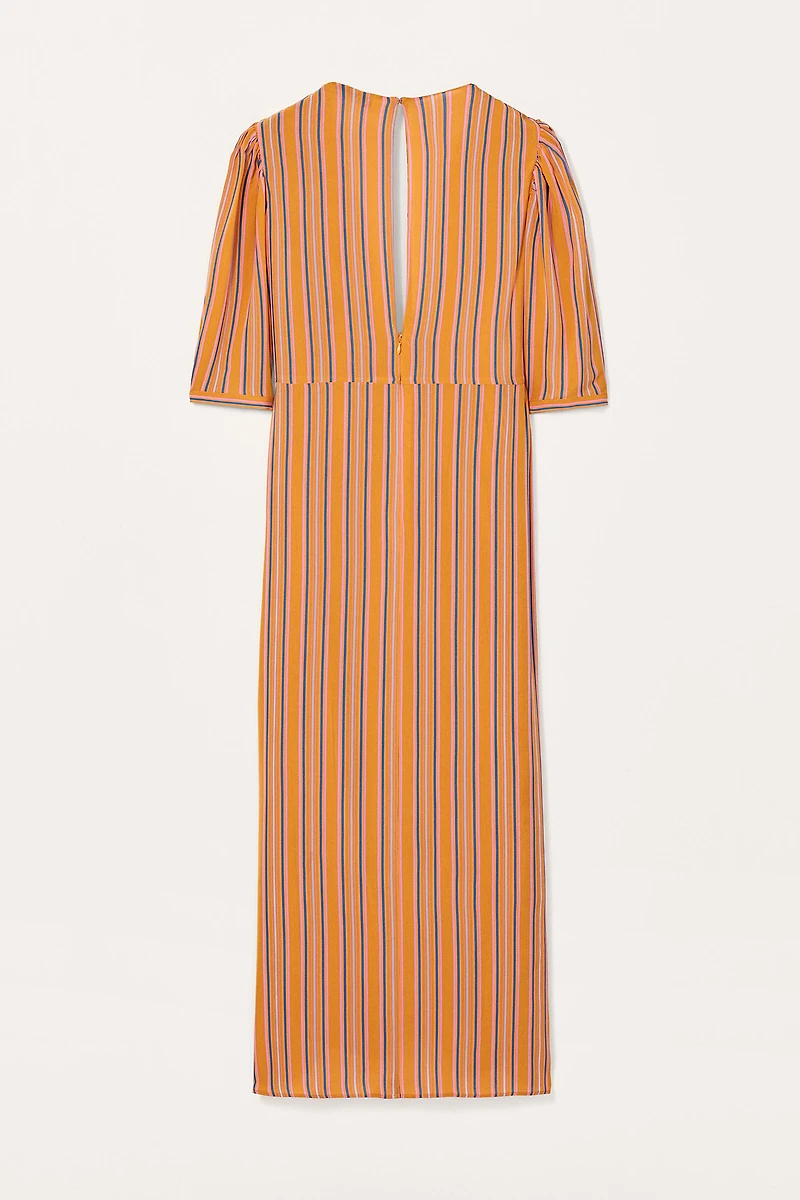 LIMITED EDITION STRIPED MIDI DRESS