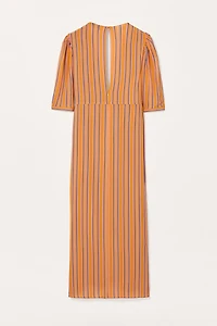 LIMITED EDITION STRIPED MIDI DRESS