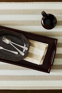 STRIPED TABLE RUNNER WITH INSERTS