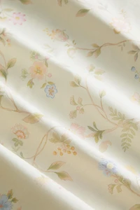 FLORAL PRINT DUVET COVER