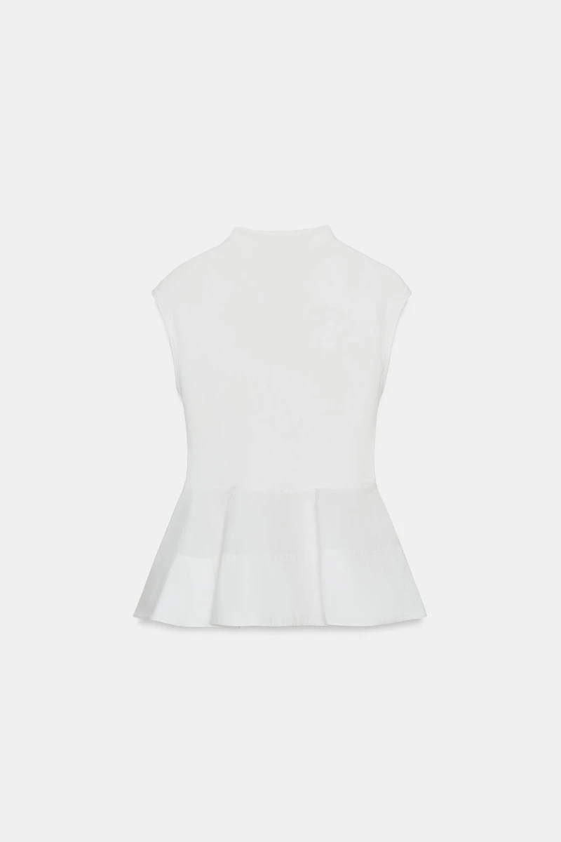 COMBINATION PEPLUM TOP