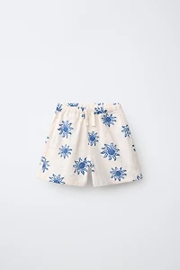 SUN PRINT SHORTS