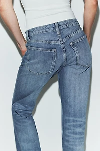 TRF LOW RISE WIDE LEG JEANS