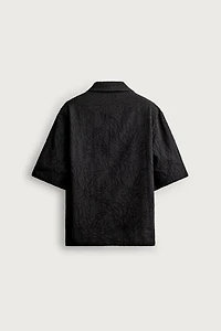 RELAXED FIT JACQUARD POLO SHIRT