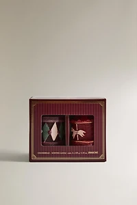 SET OF DRUM GINGERBREAD SCENTED CANDLES (SET OF 2)
