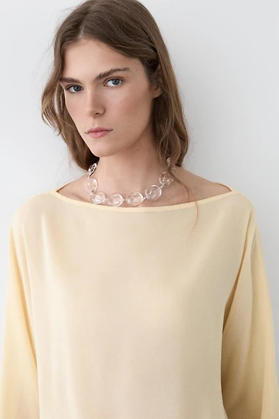 Collier pièces en verre