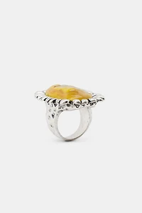 METAL STONE RING