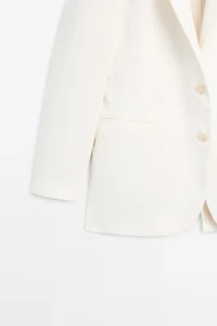 100% linen oversize blazer