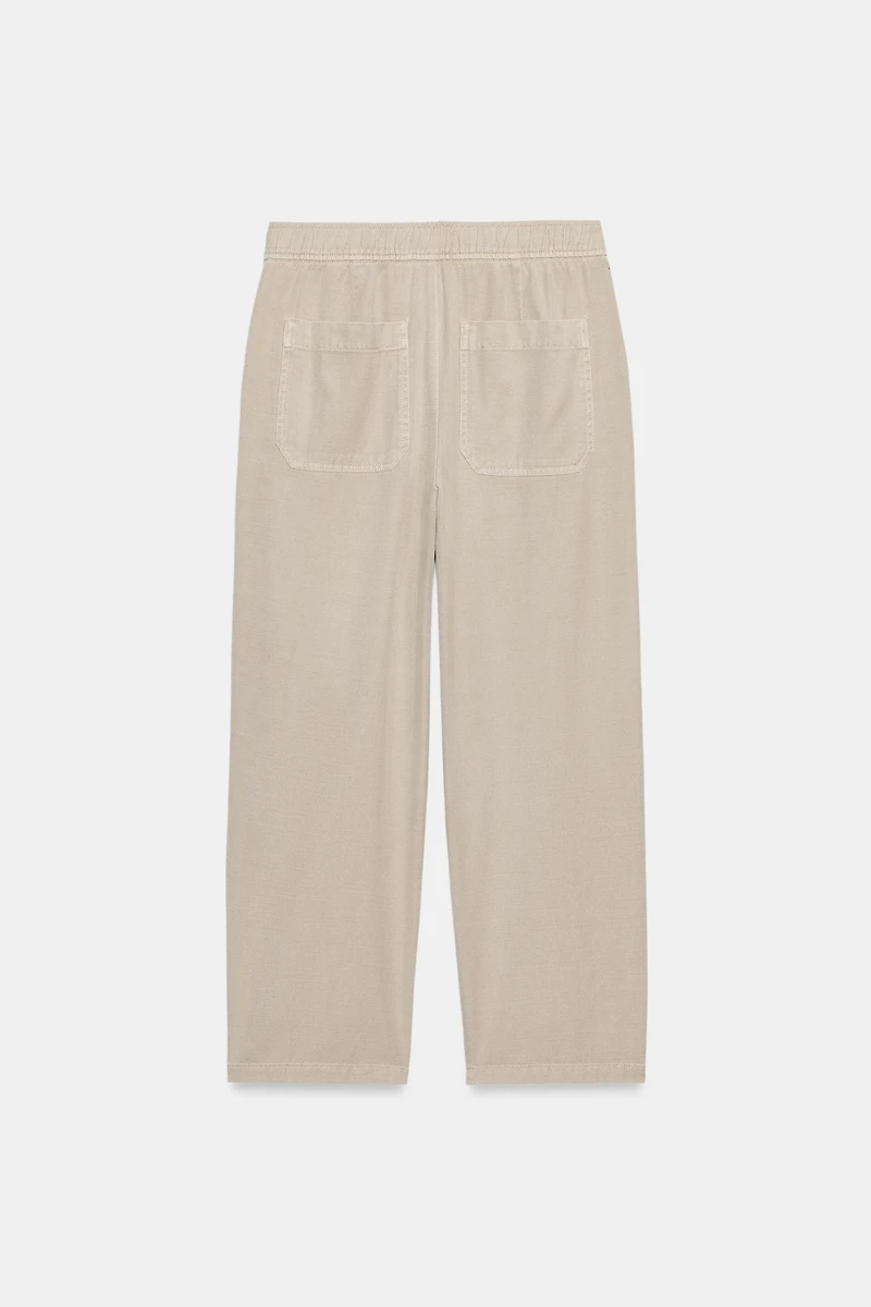 ELASTIC WAIST PANTS