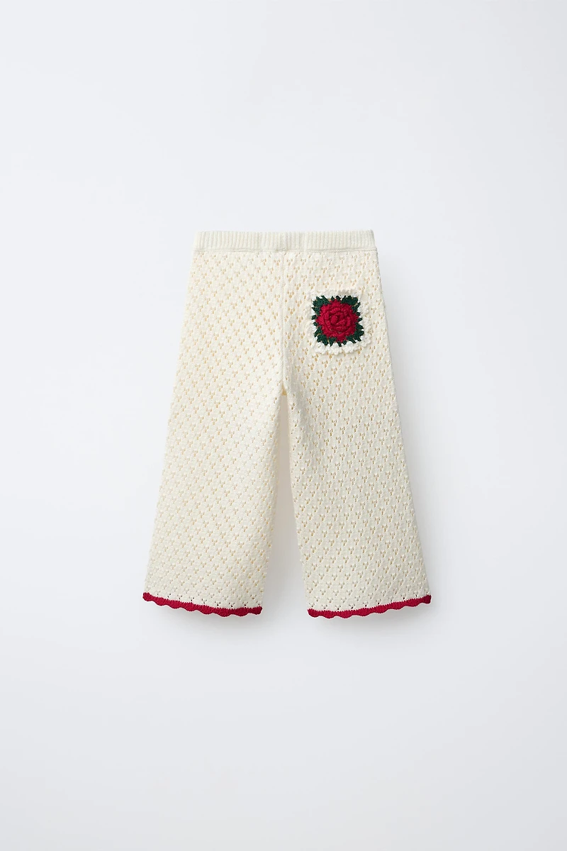 CROCHET FLOR KNIT CULOTTES