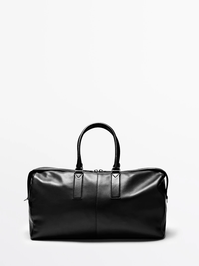 Nappa leather travel bag