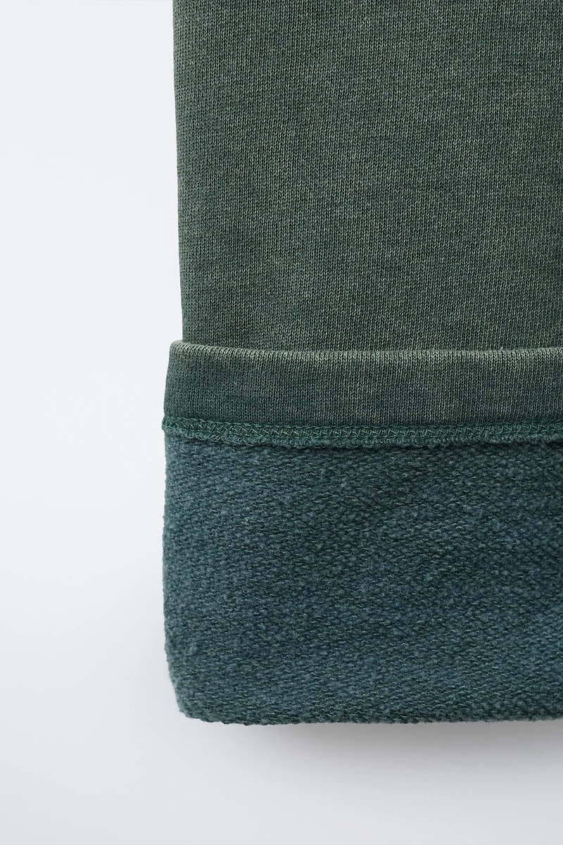 WASHED EFFECT BALLOON PANTS