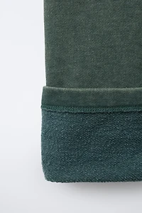 WASHED EFFECT BALLOON PANTS