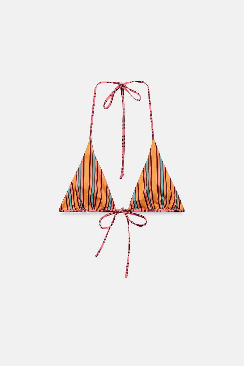 TOP BIKINI RÉVERSIBLE RAYURES
