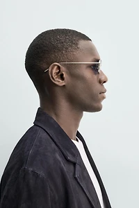 OVAL METAL SUNGLASSES