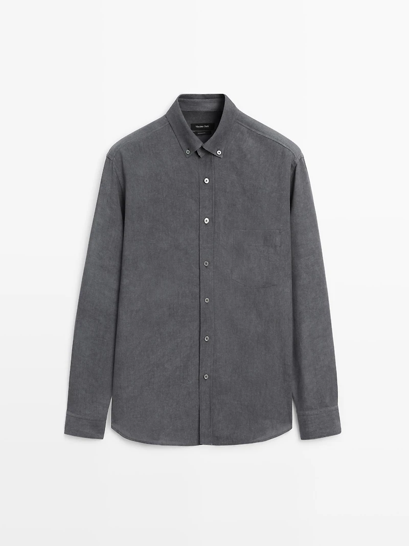 Regular fit flowing shirt