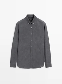 Regular fit flowing shirt