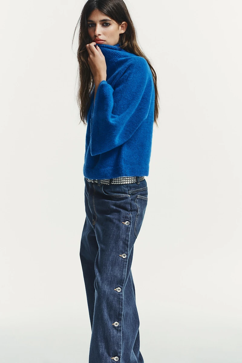 WIDE SLEEVE KNIT JUMPER