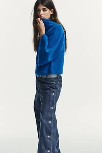 WIDE SLEEVE KNIT JUMPER