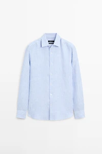 Chemise rayures lin