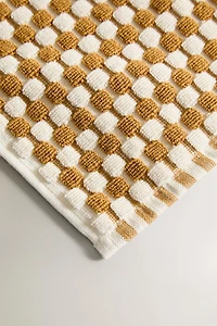 SERVIETTE DE BAIN COTON TEXTURÉE