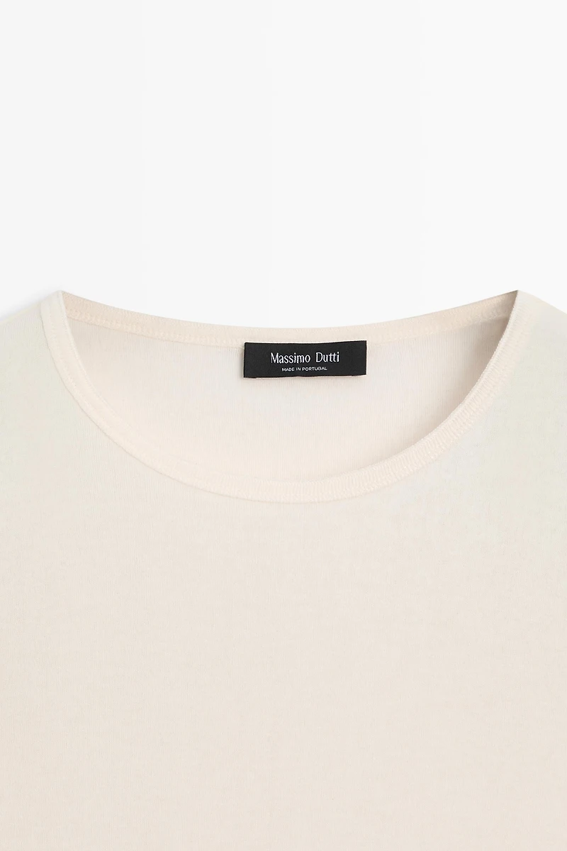 Cotton blend T-shirt