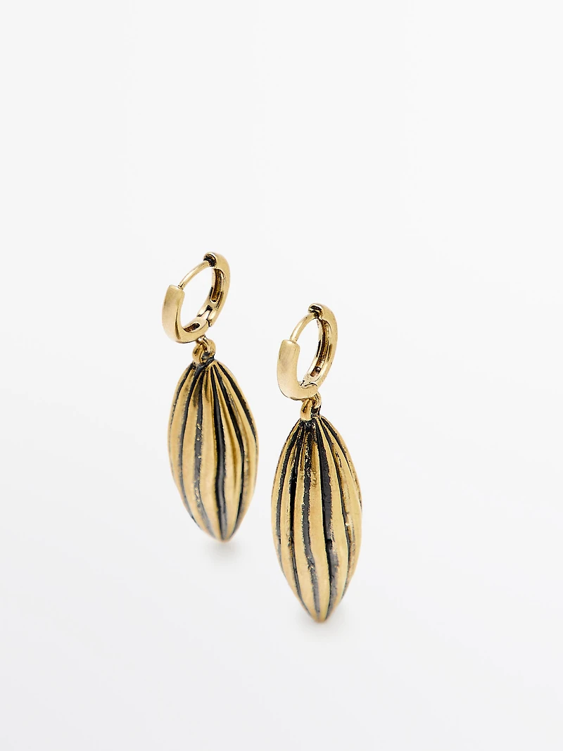 Boucles d’oreilles cacao