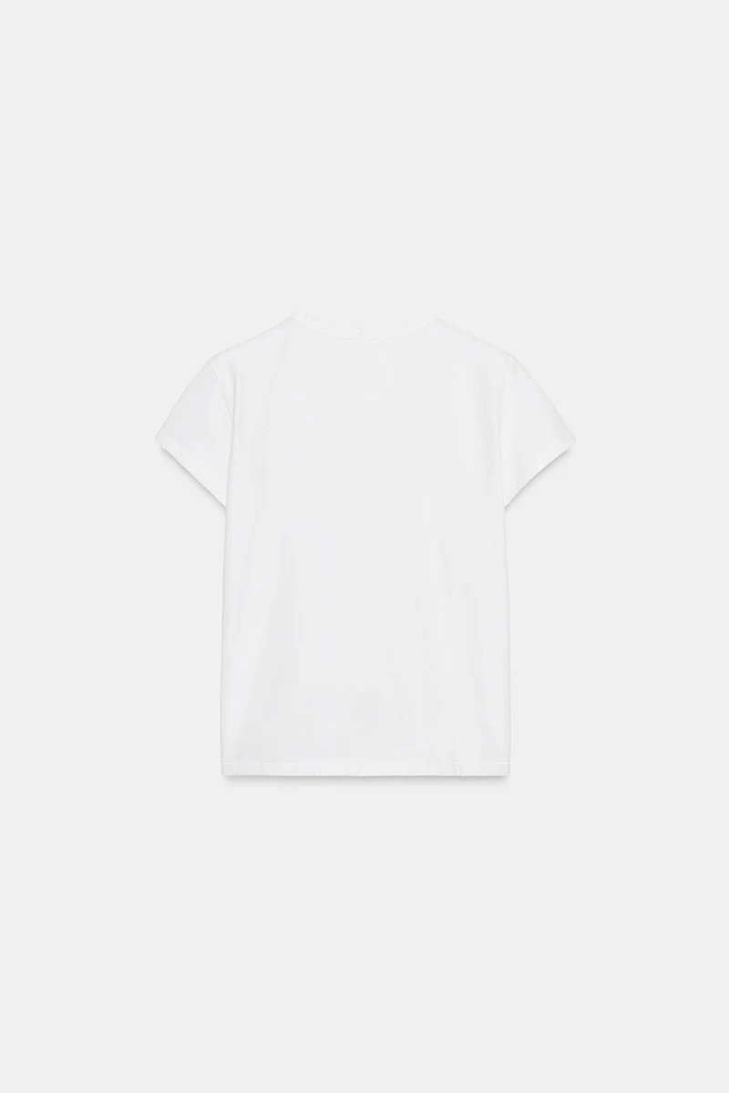 REGULAR RIPPED T-SHIRT