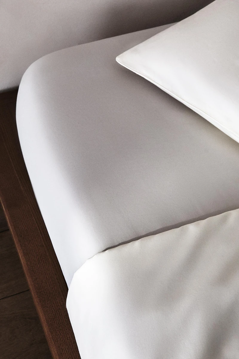 SATEEN FITTED SHEET | 15.7" THICK ( THREAD COUNT
