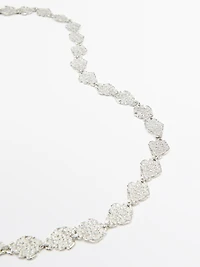 Long multiway lace necklace