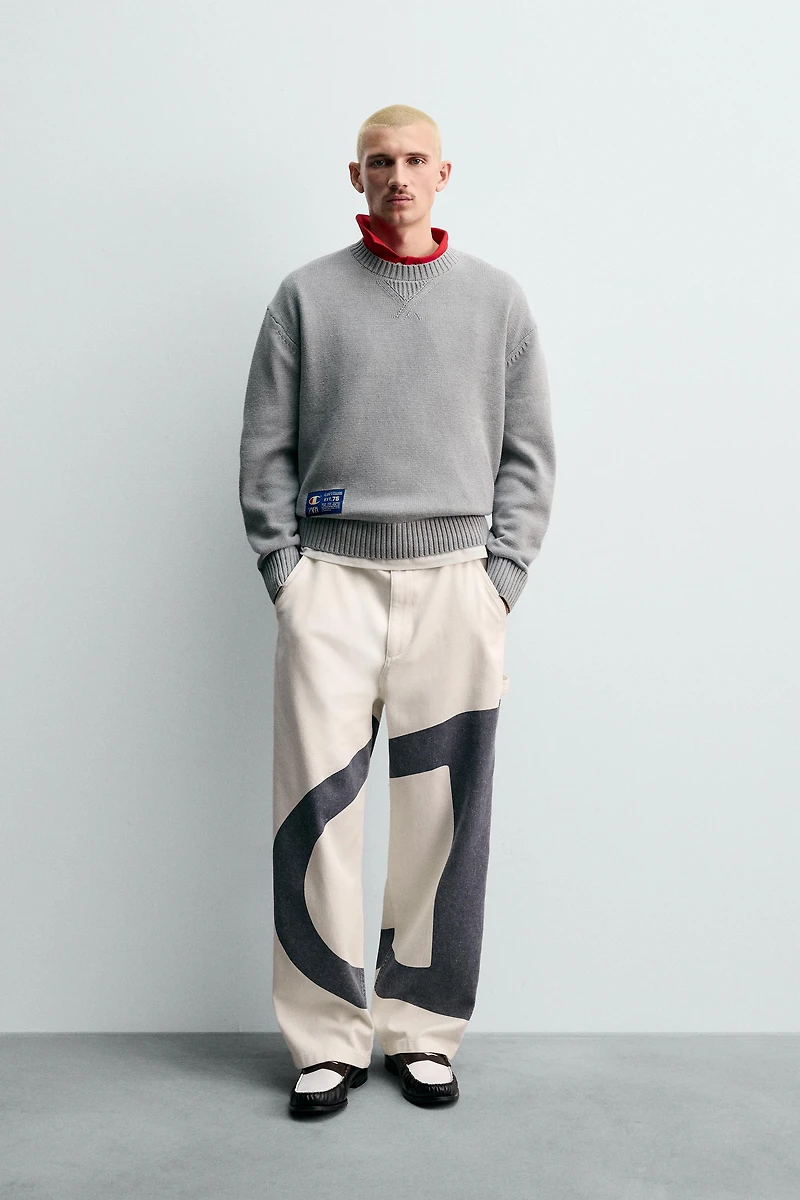 PULL À RAYURES PIÈCES CHAMPION ® X ZARA