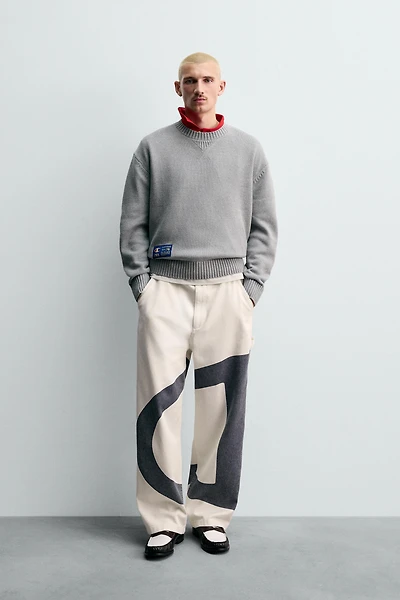 PULL À RAYURES PIÈCES CHAMPION ® X ZARA