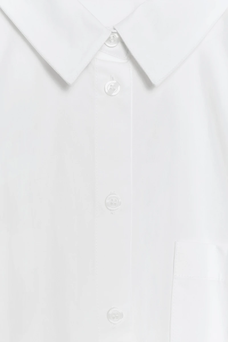 BALLOON CROPPED SHIRT