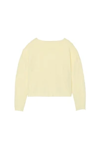 PULL COURT EN LIN ET LAINE
