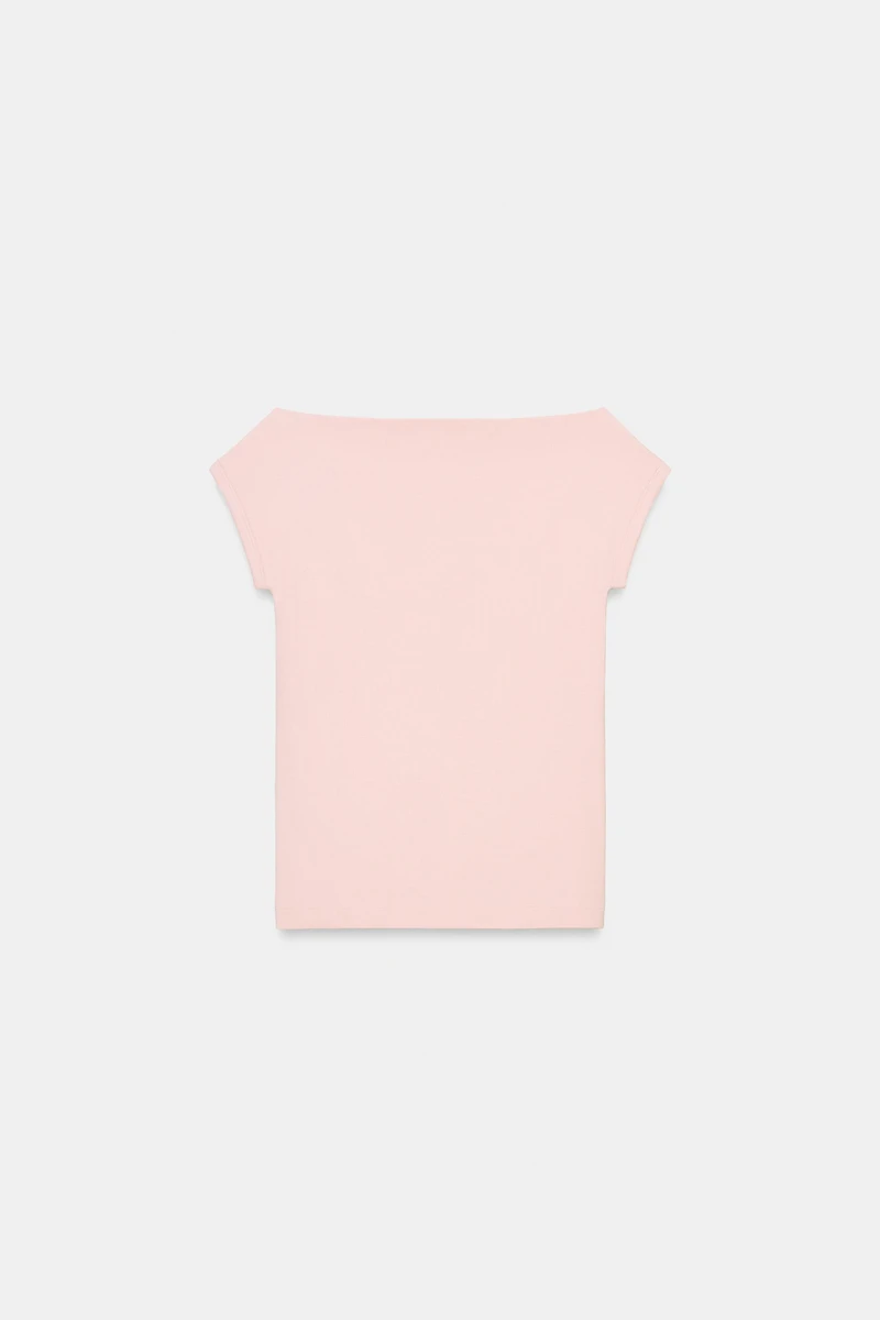 T-SHIRT COL BATEAU