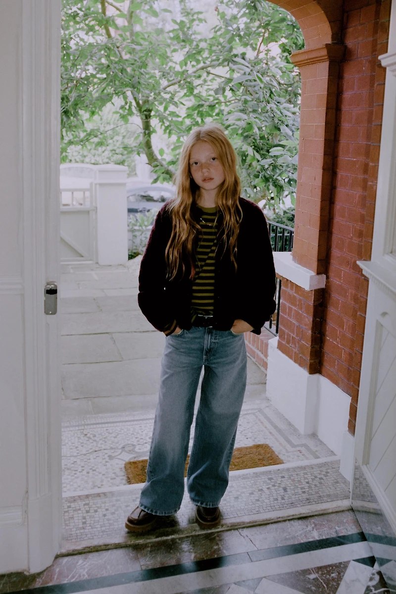 GILET EN MAILLE À TORSADES