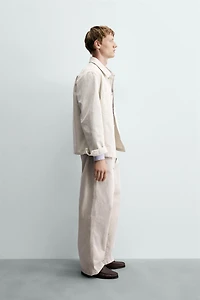 VINTAGE WASH EFFECT STRAIGHT FIT CHINO PANTS