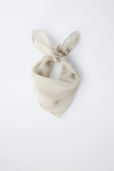 STORIESZ - TWO-PACK OF LINEN BANDANAS
