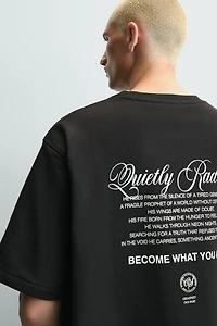 TEXT PRINT T-SHIRT