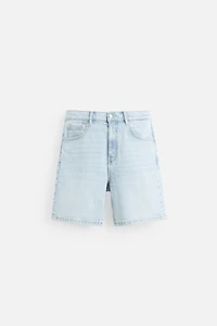 REGULAR FIT DENIM SHORTS