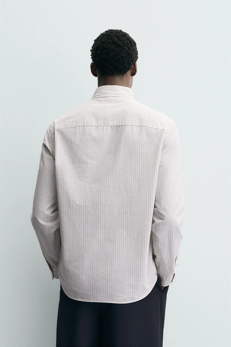 PLAID POCKET SHIRT