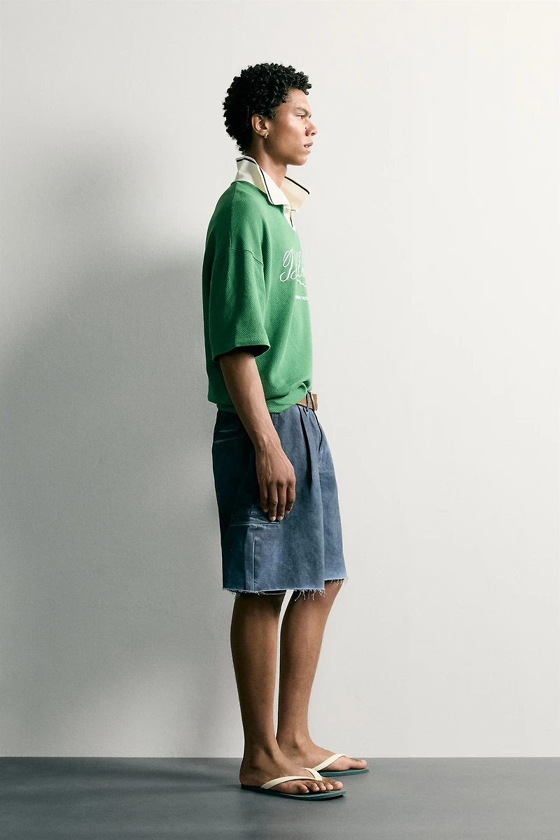RETRO SOCCER RELAXED-FIT POLO