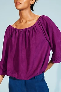 LIMITED EDITION SUEDE TOP
