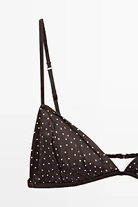 Polka dot bra
