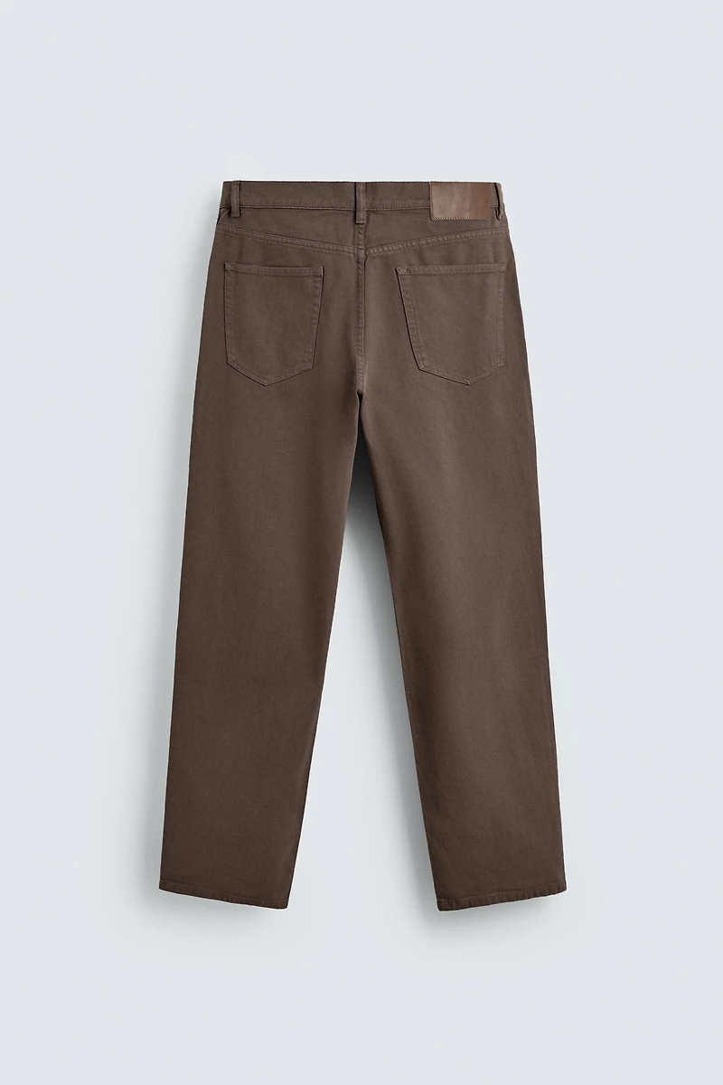 WASHED STRAIGHT FIT JEANS