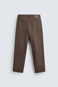 WASHED STRAIGHT FIT JEANS