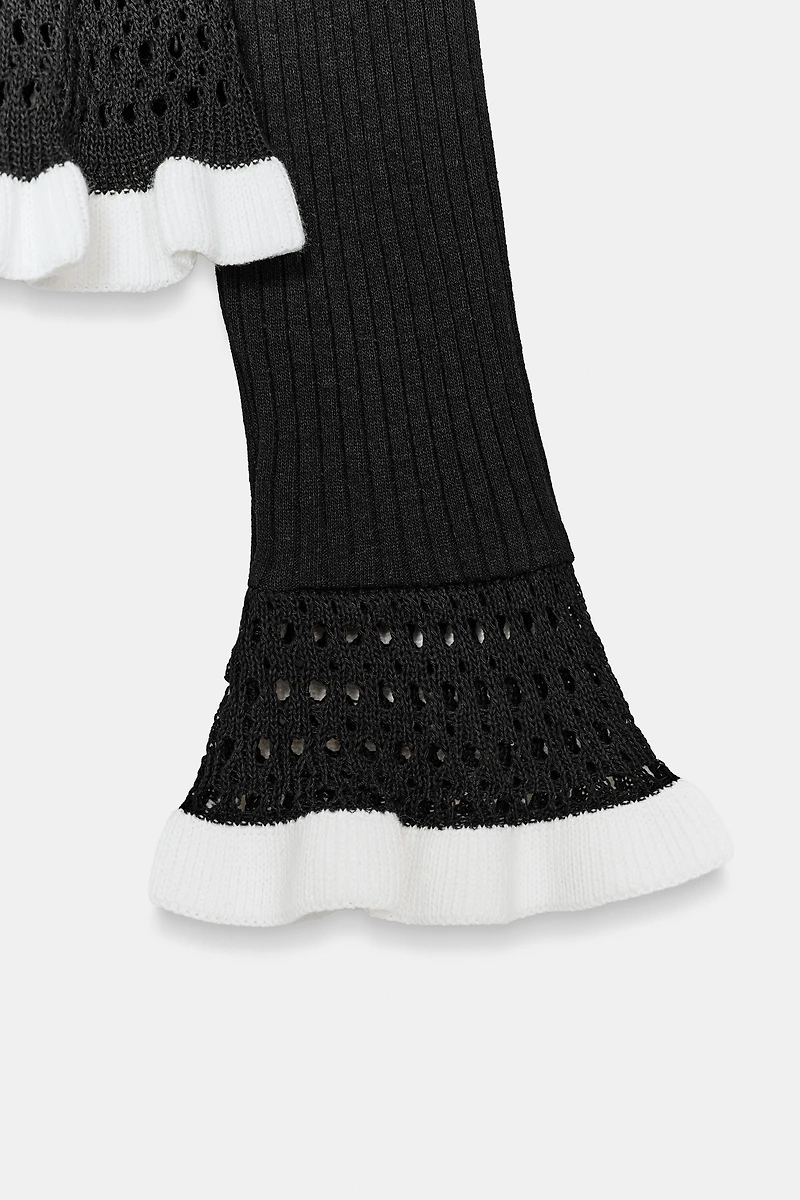 COMBINATION KNIT T-SHIRT