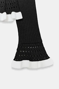 COMBINATION KNIT T-SHIRT