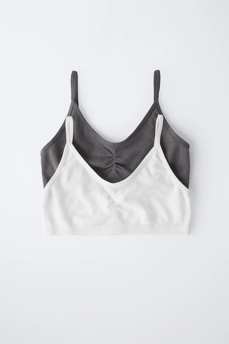 AGES 9-14/ TWO-PACK OF SEAMLESS TOPS