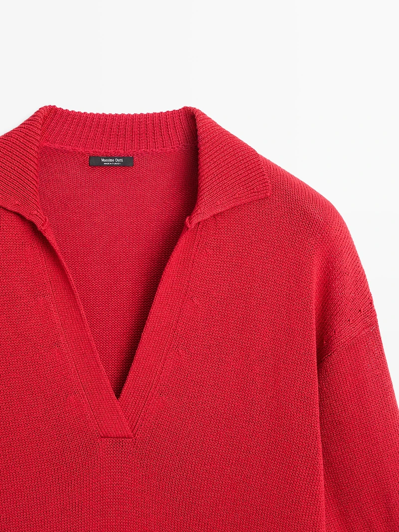 Polo en maille fluide